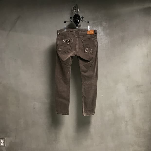 폴로 랄프로렌 브라운 데님 팬츠 32
