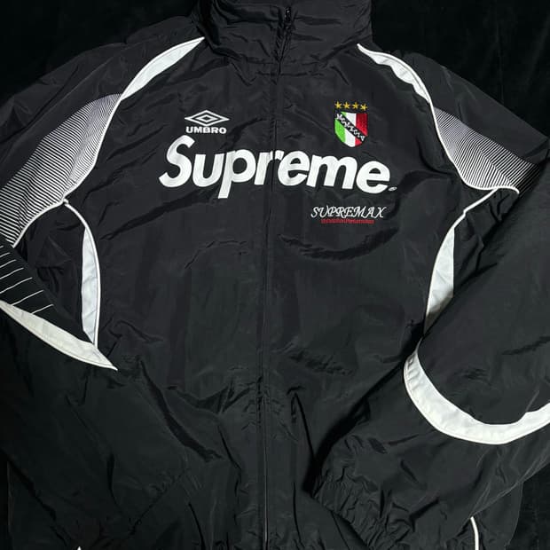 [XL] 22ss 슈프림 엄브로 트랙자켁 블랙