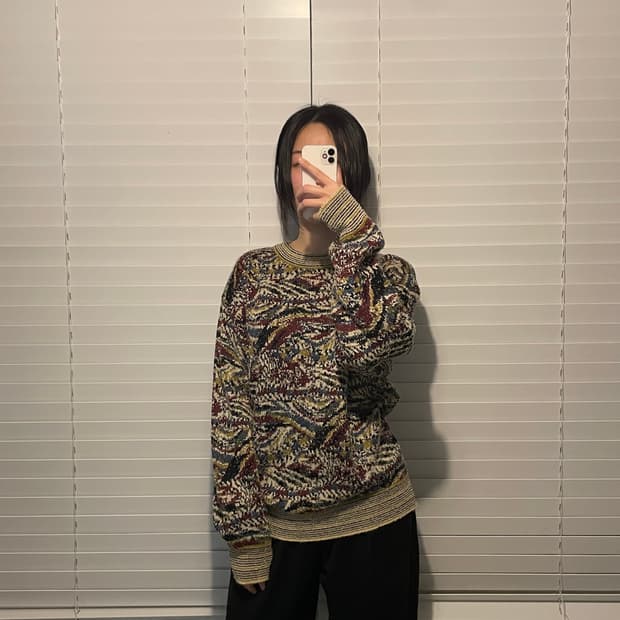 미쏘니 플라쥬 스트로우 니트