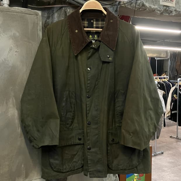 바버 비데일 왁스 자켓 카키  #csz1919