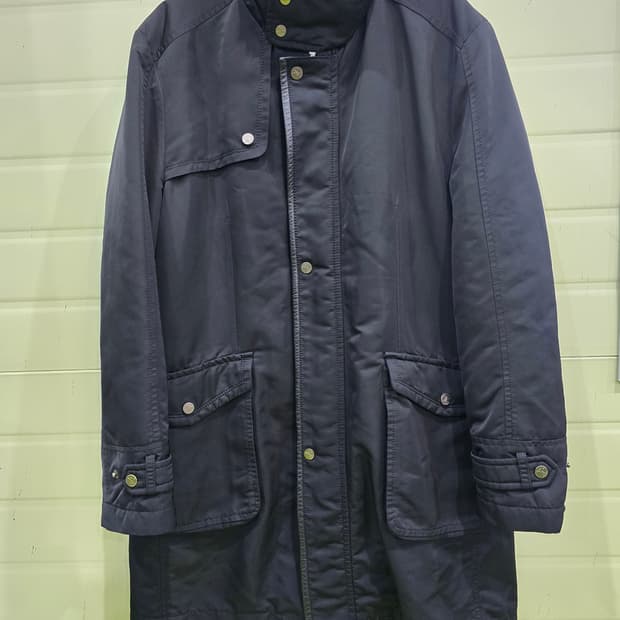 킨록 남성 블랙 코트 100-175