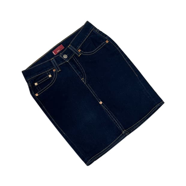 00s 리바이스 타입원 듀라 데님 스커트 S
