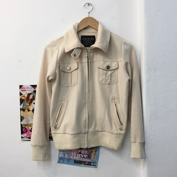 세실맥비 포켓 집업 자켓