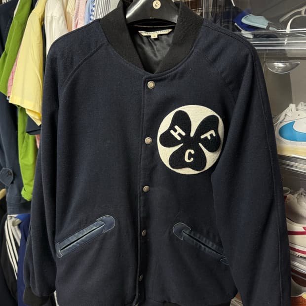 헤리티지플로스 바시티자켓 네이비 L