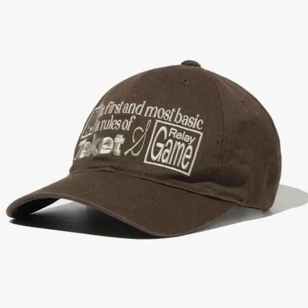 테켓 볼캡 브라운 모자 Teket  Manual Cap Brown 갈색