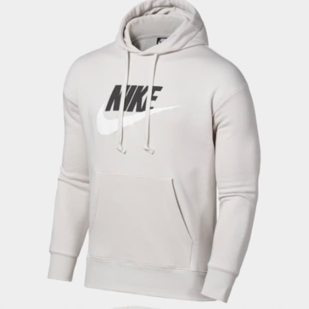 나이키 헤리티지 빅로고 연베이지 후드티