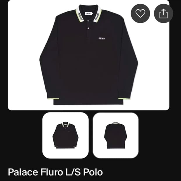 팔라스 [정품] 폴로 (시세 30만) 맨투맨 스포츠 폴로 롱슬리브 자수 