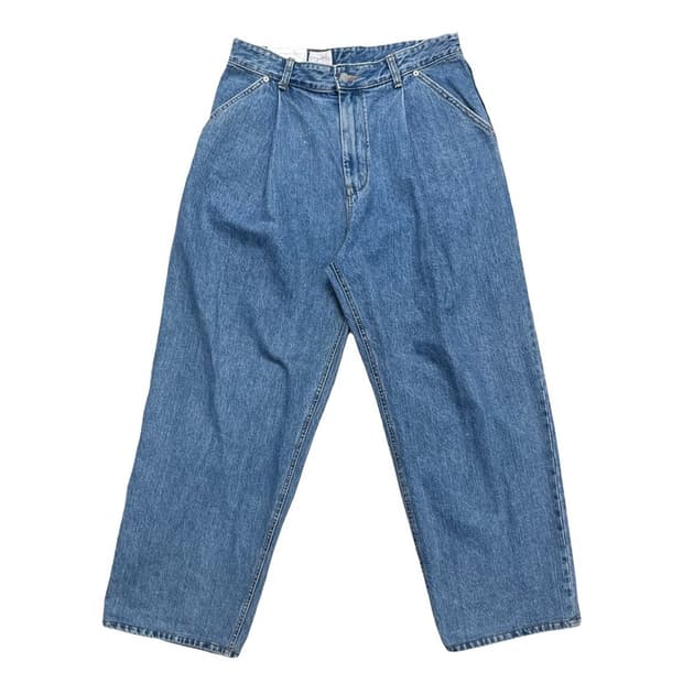 YOUTH 핀턱 데님 팬츠