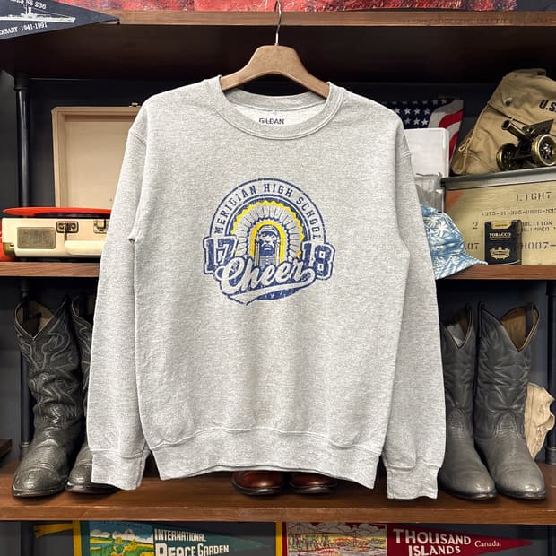 길단 메리디안 하이스쿨 치어스 프린팅 스웻셔츠 N1237