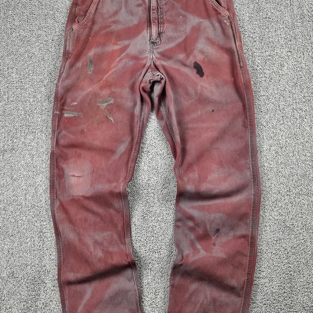 칼하트 카펜터 다잉 워시드 커스텀 워크팬츠 (32 X 32) / 9988