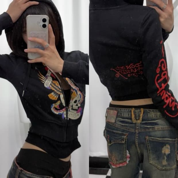 🎸Ed Hardy 프린팅 후디🎸