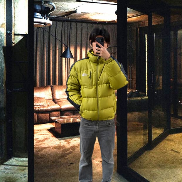 노스페이스 타호 고프코어 패딩 [S]