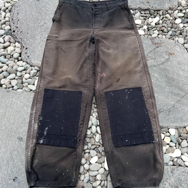 (30인치)OLD EURO BEAUFORT 블랙몰스킨워크팬츠