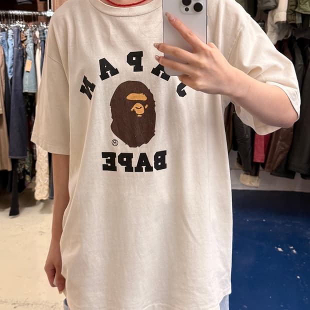 BAPE 베이프 Japan 반팔티