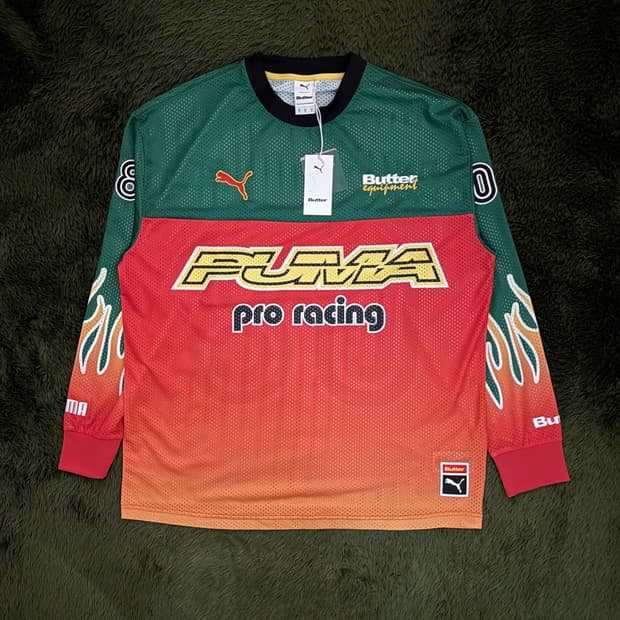 [S] 푸마 X BUTTER GOODS 버터굿즈 콜라보 레이싱 저지