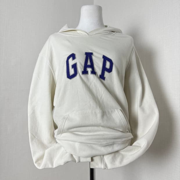 갭 아이보리 후드티