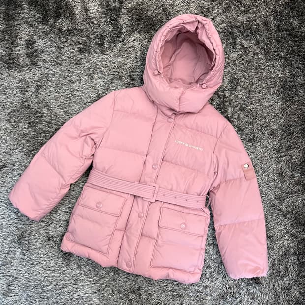 럭키슈에뜨 여성 구스다운 벨티드 패딩 (36)