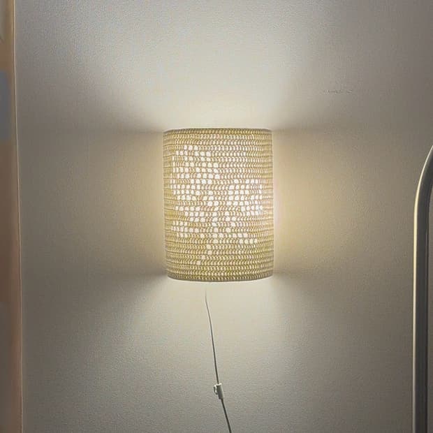 Rose Crochet Lamp