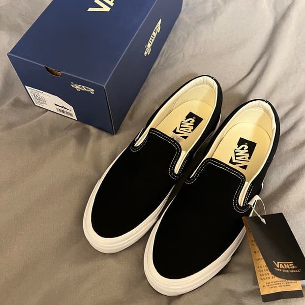 반스 슬립온 LX 44 프리미엄 블랙 265 새제품