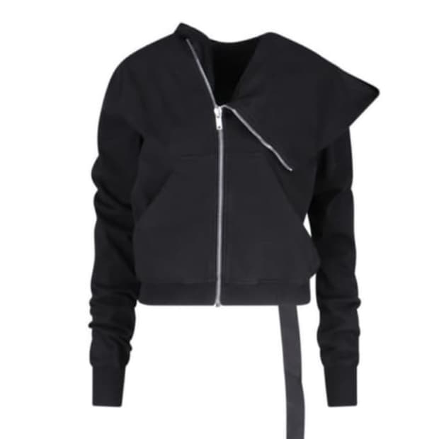 구함)) 릭오웬스 마운틴 여자 크롭 후드 집업