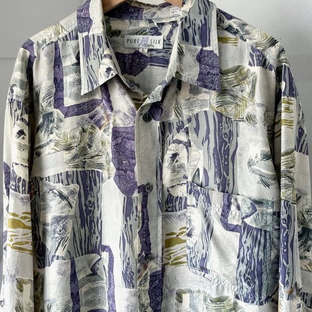 Light silk loose design shirt