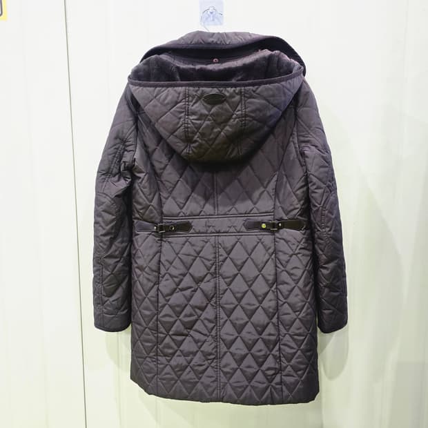 KARRA 퀼팅 롱 코트 90