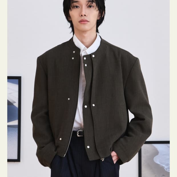 웨이비니스 레이서 자켓 카키 2사이즈