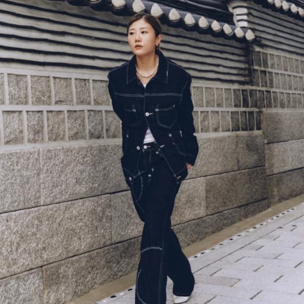 마뗑킴 리바이스 셋업 판매