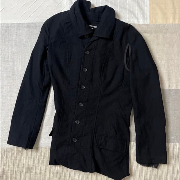 준야 와타나베 이중 트위스트 레이어드 자켓