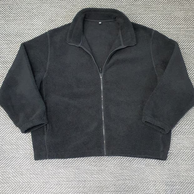 유니클로 간절기 플리츠 집업자켓 남자120