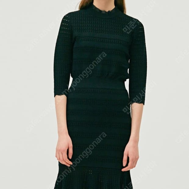 마인 실크프릴넥 페플럼 니트 원피스 프리사이즈(90)