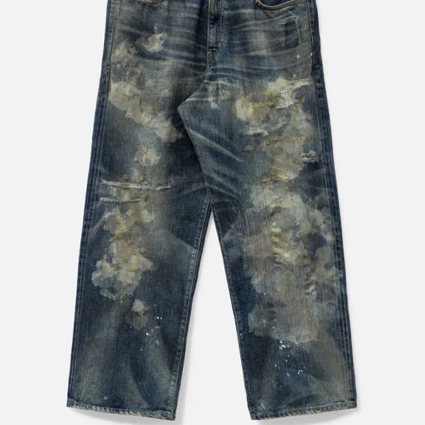 24ss Neighborhood 네이버후드 세비지 데님 DP 와이드 팬츠