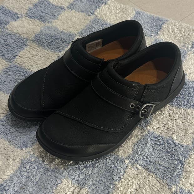 머렐 버클 슬립온 블랙