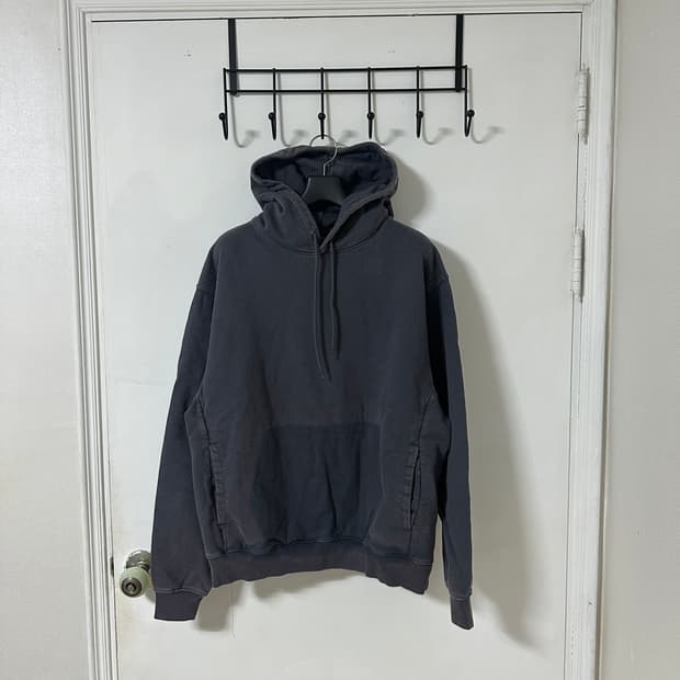 L 에스파이 후드티 워싱 네이비