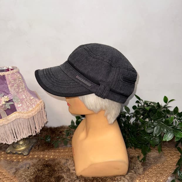Buckaroo charcoal logo military cap