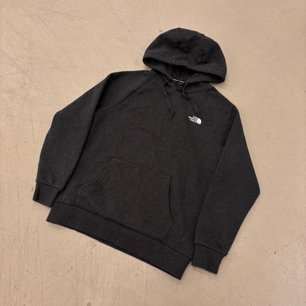 노스페이스 차콜 빅로고 후드티