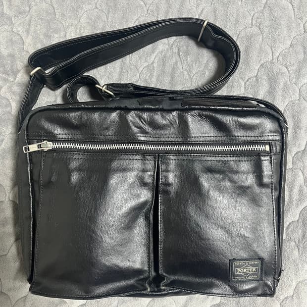 Porter 요시다 포터 프리스타일 숄더백 블랙 L