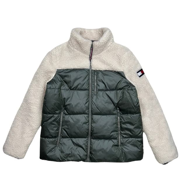타미힐피거 셰르파 혼합 푸퍼 자켓 M
