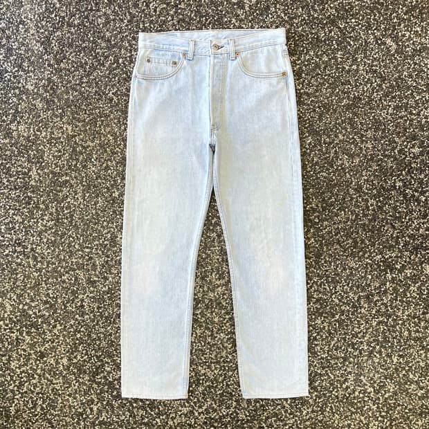 90s 리바이스 501xx 연청 데님 made in USA (31)