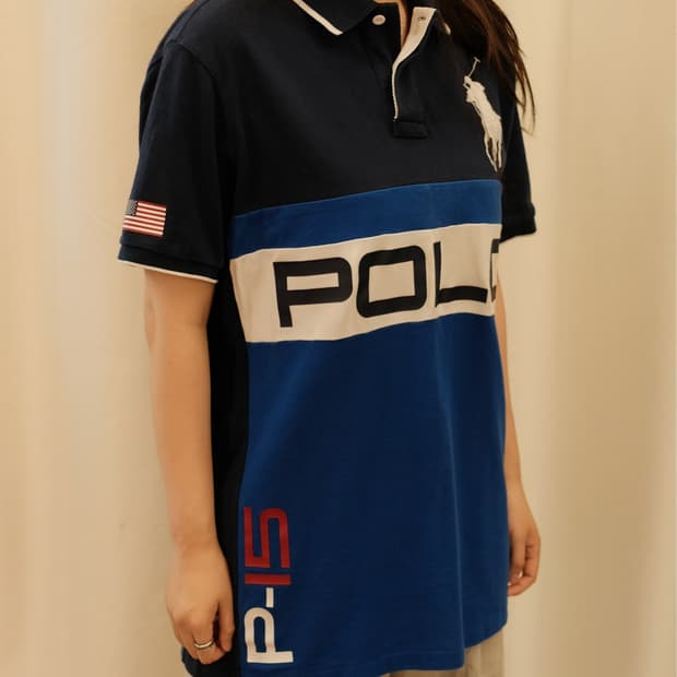 폴로 빅포니 USA 럭비 반팔 카라티
