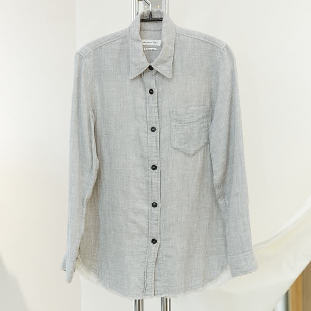Raw Cut Melange Shirt