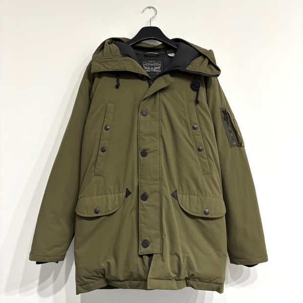 리바이스 덕다운 야상 패딩자켓