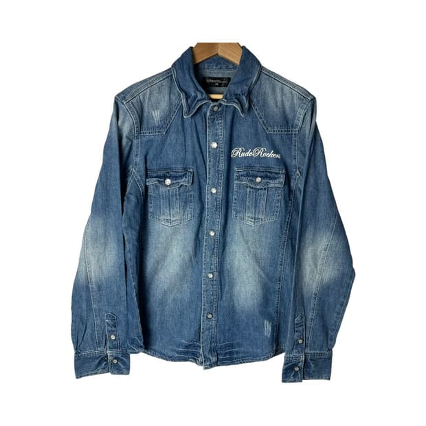 [In The Attic] 인더애틱 루드락커스 워싱 데님셔츠