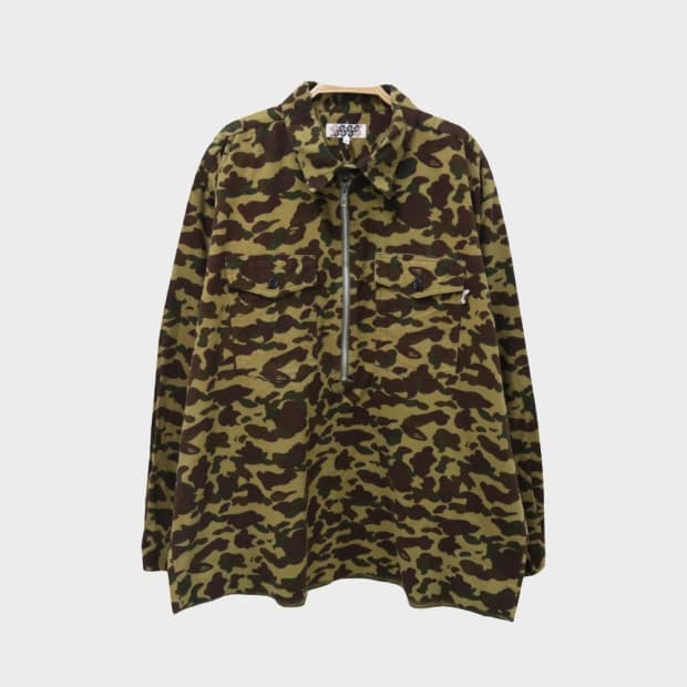 베이프  카모 플라쥬 아노락 셔츠 62250