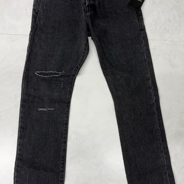 생로랑 포켓 자수 디스 데님