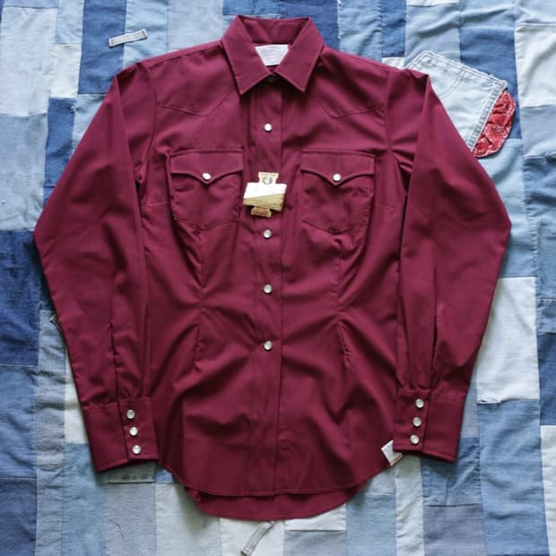 (Deadstock) H Bar C 80s Western Shirt