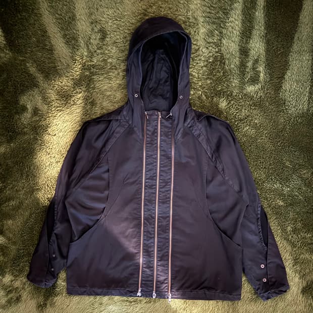 [XL] 코스트퍼킬로 트리플 집 코튼 후디드 블루종 자켓