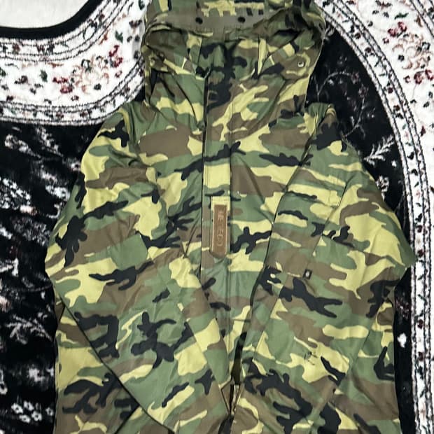 MEDECO 메데코 카모플라쥬 바람막이 밀리터리 자켓 M