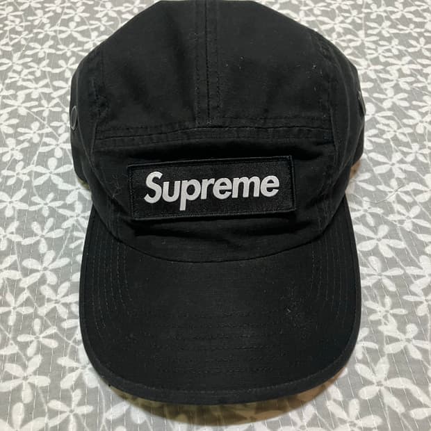 슈프림 밀리터리 캠프캡 블랙 23ss