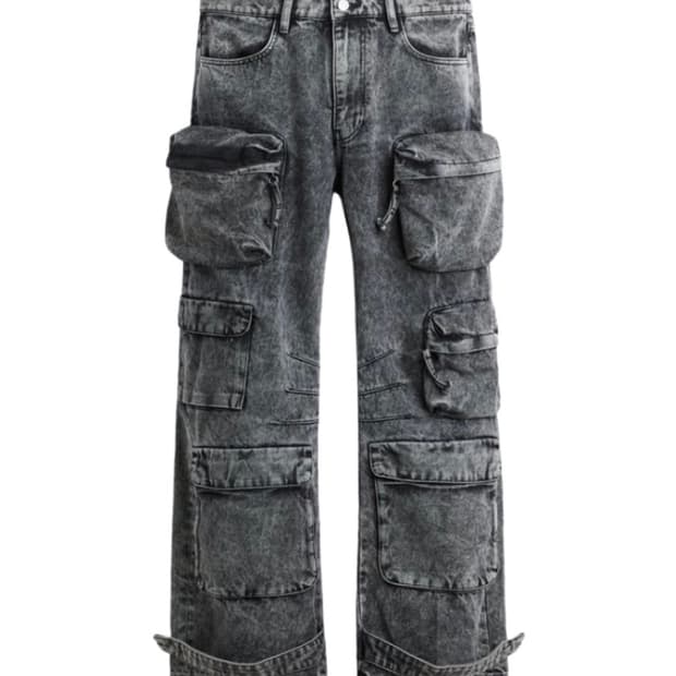 자라 유틸리티 포켓 팬츠 gray